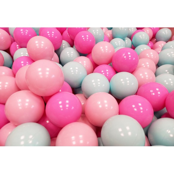 balles rose et bleu