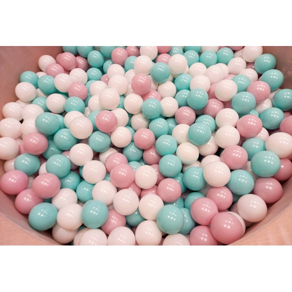 piscine rose blanc bleu