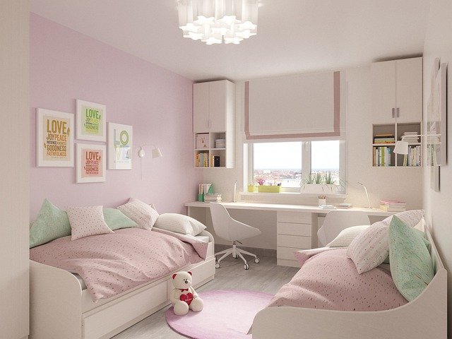 chambre d'enfant pastel